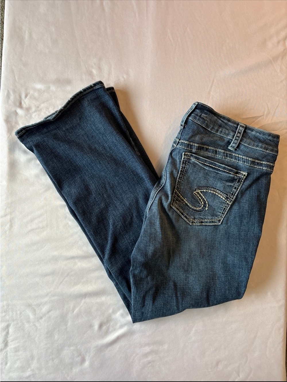 Silver Jeans Women's Dark Blue Bootcut Jeans